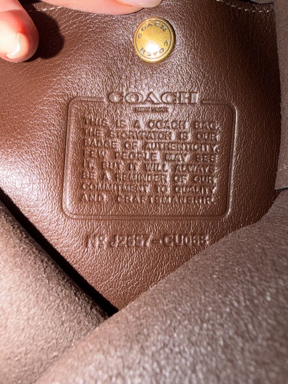 Authentic Coach Maple Brooklyn 28 Shoulder Bag - Picture 10 of 11